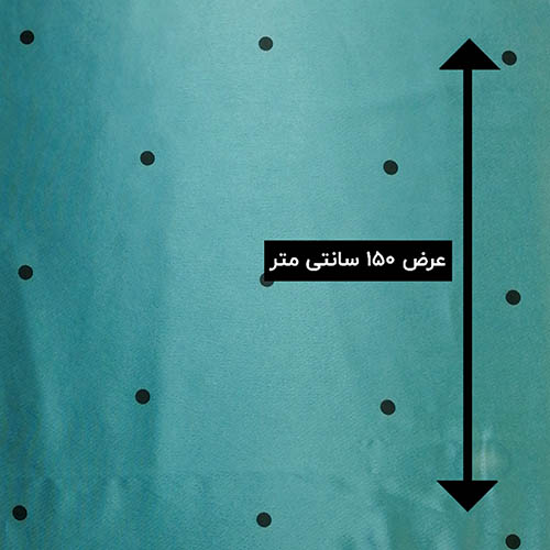 پارچه سیلک طرحدار رنگ سبز خلیجی 
